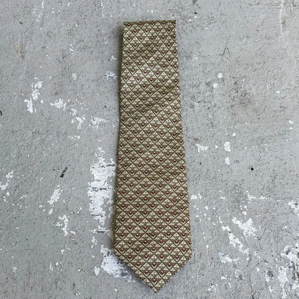 Hermes vintage silk tie